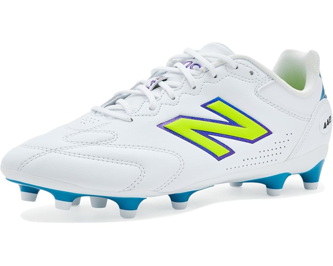 New Balance 442 Team FG V3 бутсы белые с шипами