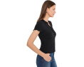 Поло Ribbed Cap Sleeve Madewell с коротким рукавом