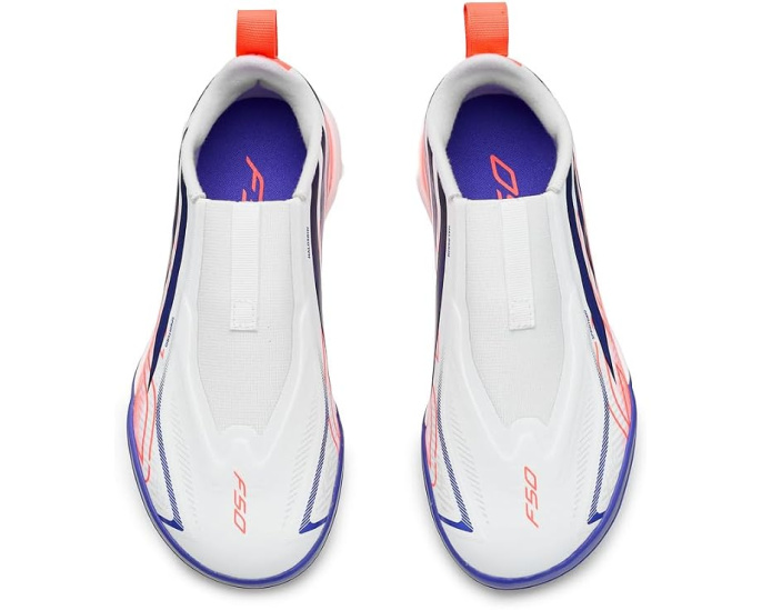 Детские бутсы Adidas F50 Hyperfast League без шнуровки для травы