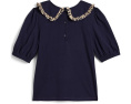 Animal Print Collar Top (Toddler/Little Kid/Big Kid)
