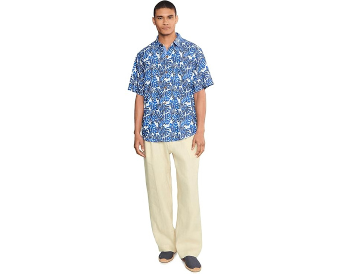 Рубашка Tommy Bahama Coastal Ease Pina Party с принтом и коротким рукавом