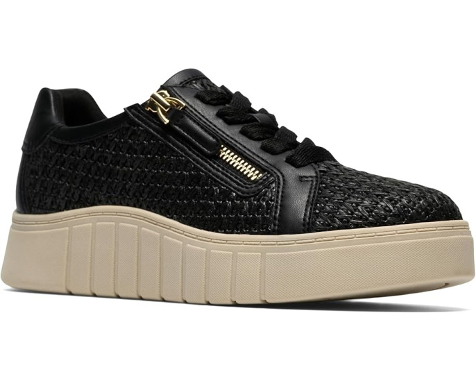 Кроссовки Clarks Mykah Joyfull из текстиля raffia с боковой молнией