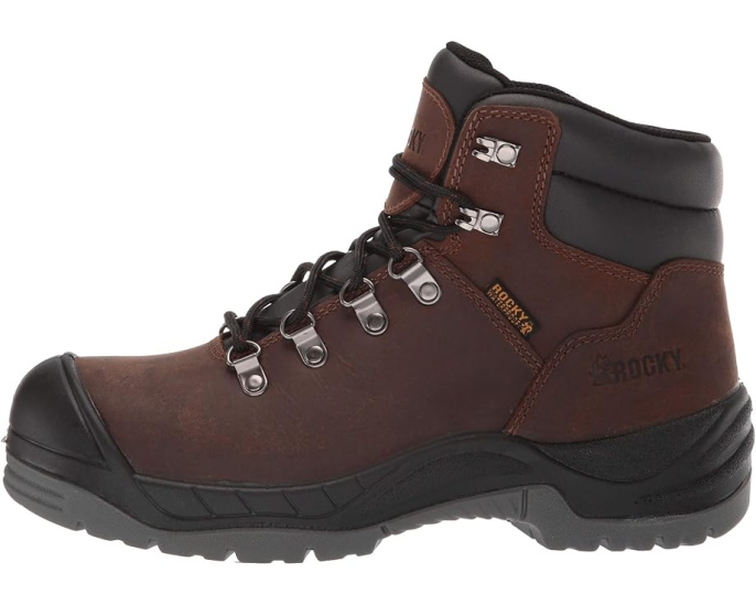Rocky 5 Work Smart Comp Toe сапоги из коричневой кожи с композитным носком