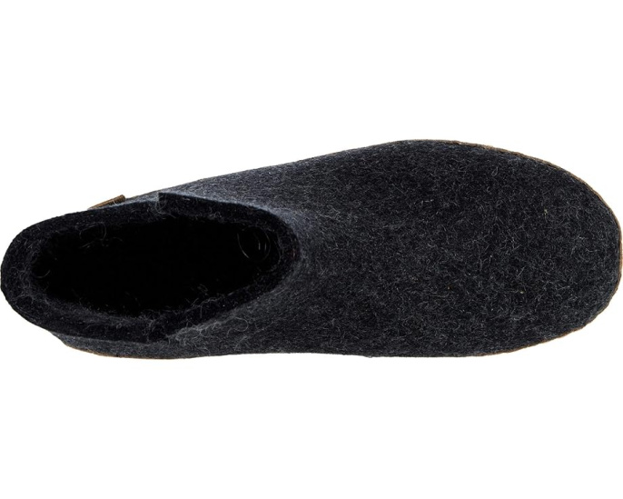 Войлочные сапоги Glerups Wool Boot с кожаной подошвой для тепла и комфорта