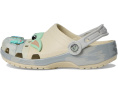 Детские сабо Crocs Classic Star Wars Grogu в стиле граффити