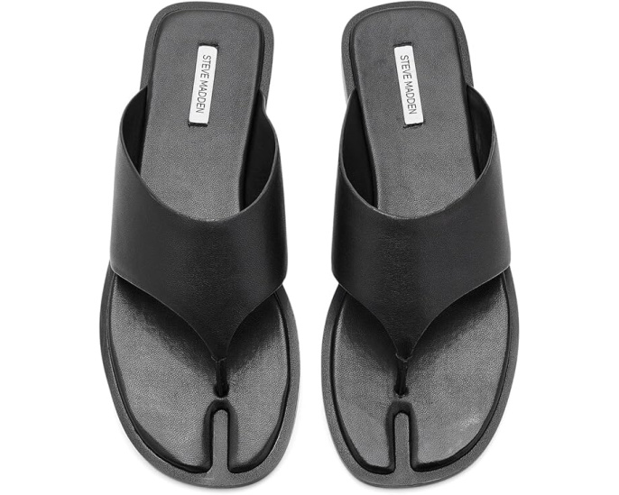 Steve Madden Шлепанцы Illia из черной кожи
