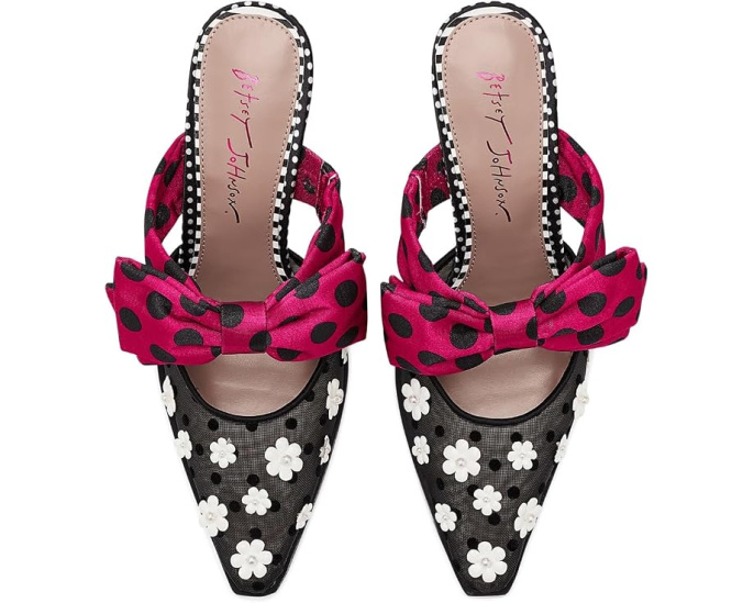 Мюли Naomi от Blue by Betsey Johnson с мыском и бантом