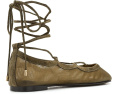 Балетки Madewell Greta Lace-Up из сетки с квадратным носком и ремешком