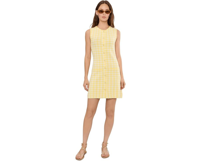 Платье 525 america Ember Button Front Lemon Meringue Combo