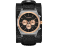 Часы Nixon Time Teller Chrono с кожаным ремешком