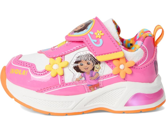 Кроссовки Ground Up Dora The Explorer со светящейся подошвой для малышей