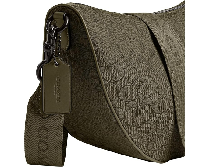 Сумка через плечо COACH Hall Soft Sling Bag 45 из сигатурного дакрона
