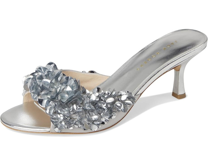 Сандалии Crown Sequin с пайетками и кожаной подошвой Jack Rogers