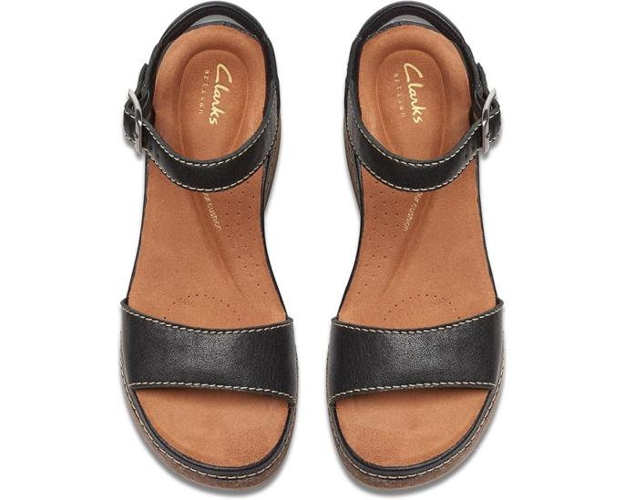 Сандалии Clarks Kassanda Lily на платформе с регулируемым ремешком