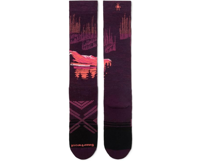 Носки Smartwool для лыж с полной амортизацией Alpine Auroras выше икры