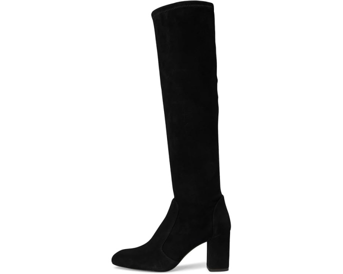 Ботинки Lucie Boot 75 Stuart Weitzman до колена на квадратном каблуке