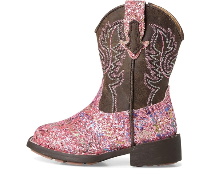 Сапоги Roper Kids Glitter Aztec с ацтекским принтом для девочек