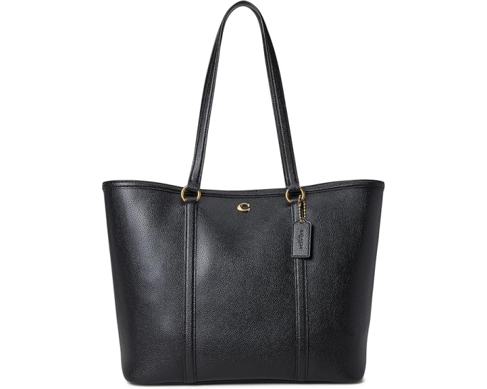 Сумка-тоут COACH Legacy из премиальной кожи на кнопке
