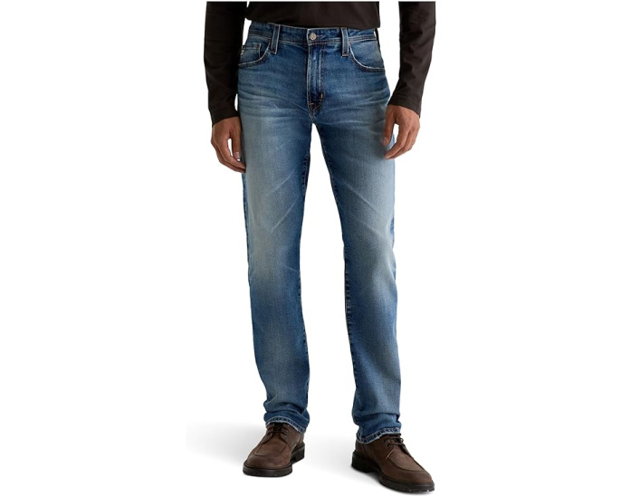Джинсы AG Jeans Graduate с зауженным кроем и эффектом поношенности