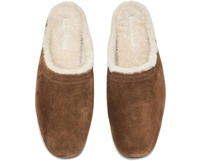 Мюли Veronica Beard Narcisa Shearling из замши с овчиной