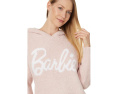 Толстовка Barefoot Dreams CozyChic Barbie с капюшоном и принтом