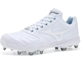 Mizuno бутсы Pro Select Fastpitch TPU белые для софтбола
