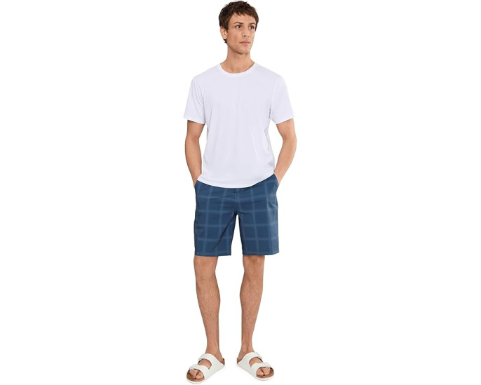 Quiksilver Гибридные шорты Union Print Amphibian 20 из ткани Surfsilk с принтом