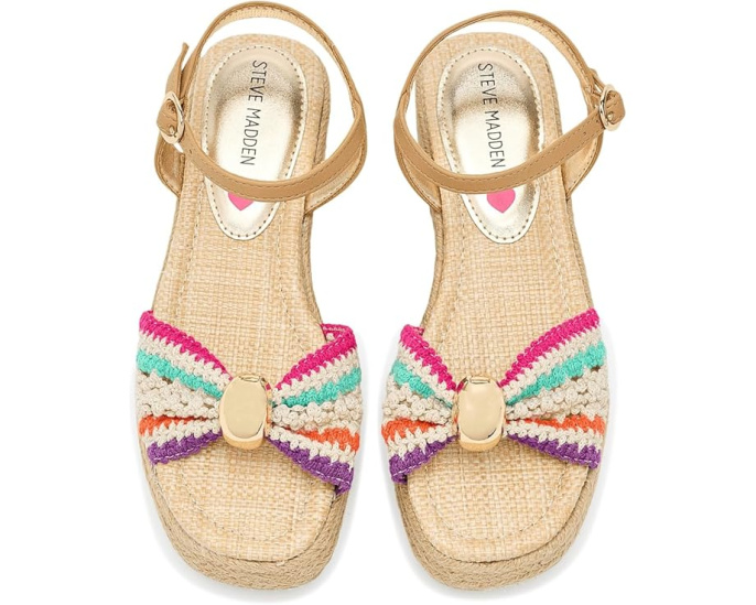 Детские сандалии Steve Madden Kids Chayna на платформе с плетением