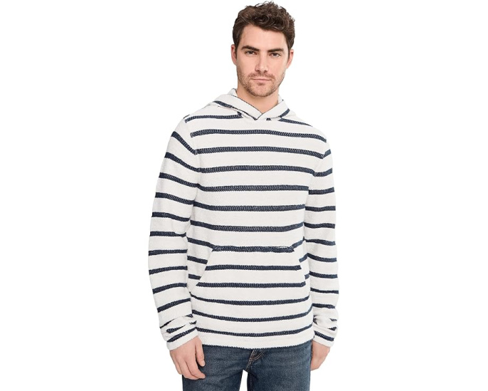 Толстовка Faherty Whitewater Hoodie с капюшоном и карманом кенгуру