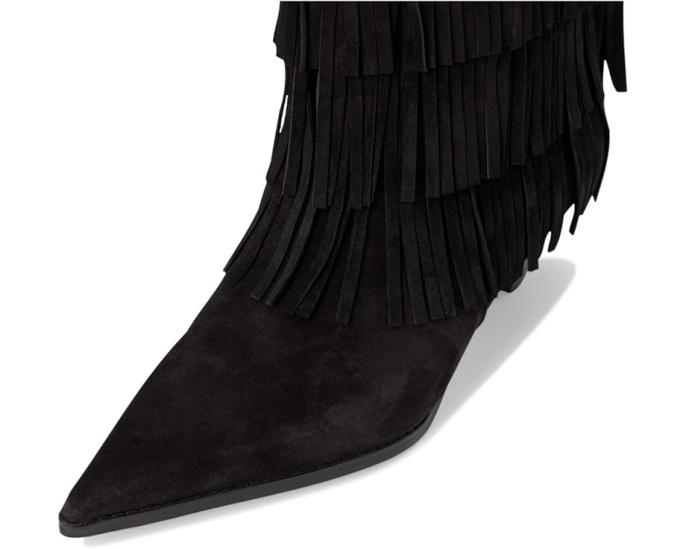 Ботильоны Jayla Heeled Bootie от MICHAEL Michael Kors с бахромой и конусным каблуком