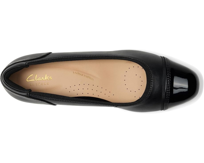 Туфли Clarks Krystine May с гладкой кожей и дышащей сетчатой подкладкой