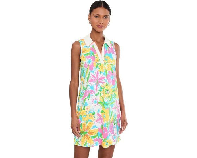 Платье без рукавов Lilly Pulitzer Cayo Costa с цветочным принтом