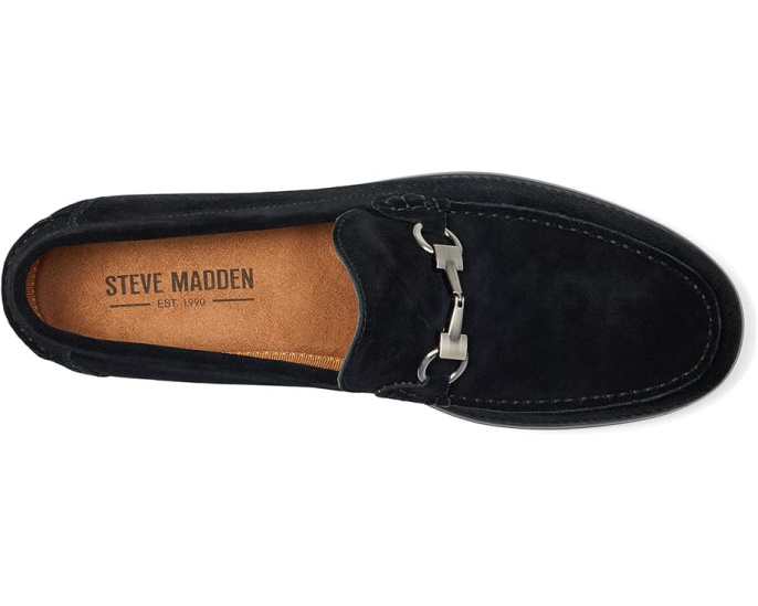 Мокасины Steve Madden Alfio из замши с низким каблуком