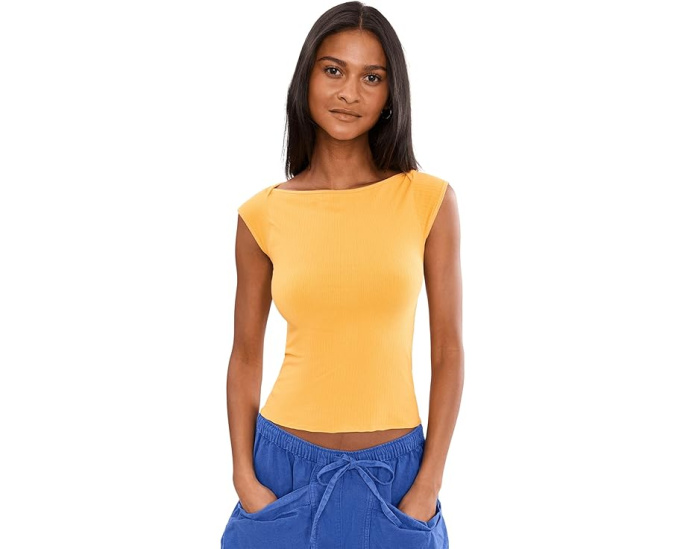 Майка Free People So Soft Seamless Modal Tee невесомая из модала