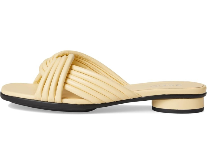 Сандалии ECCO Sculpted Alba 25 Slide с низким каблуком и узлом на ремешке