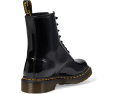 Ботинки Dr. Martens 1460 из лакированной кожи на шнуровке с желтой строчкой