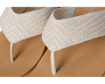 Шлепанцы Skechers Summers Mid с низким клином и вязаным верхом