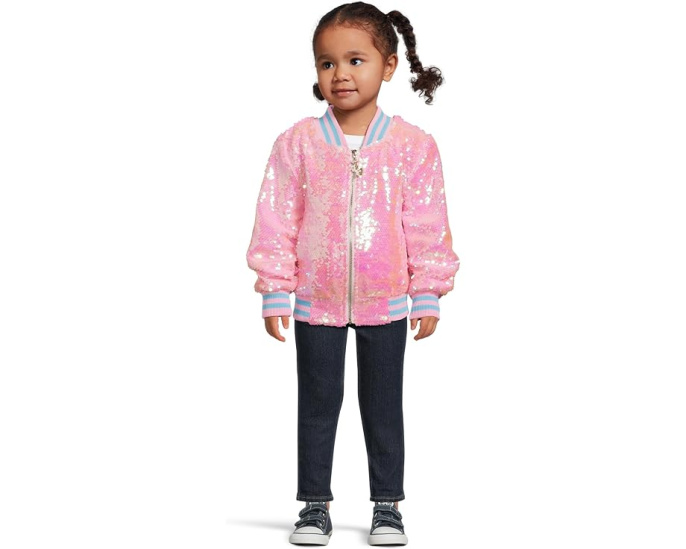 Бомбер Pretty In Pink Unicorn Sequin Bomber от Lola and The Boys
