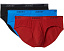 2(X)IST 3шт трусы Cotton Stretch No Show Brief красные