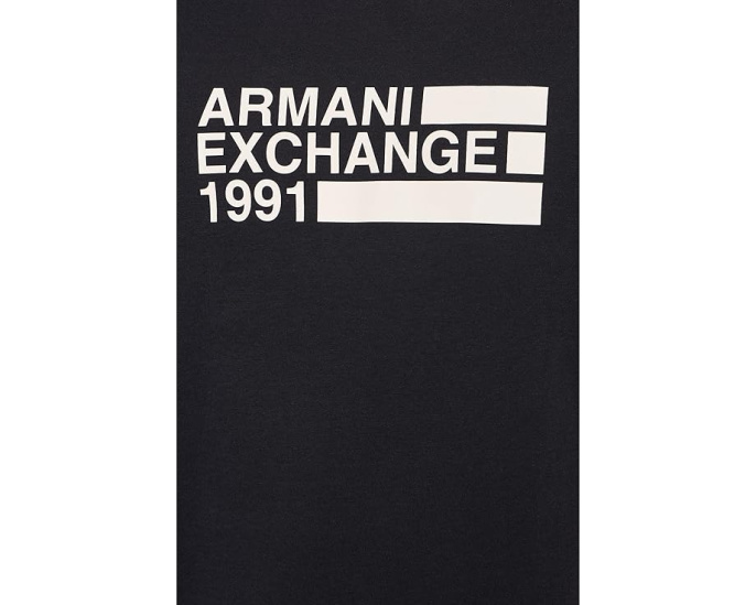 Футболка Armani Exchange slim из джерси с блок-логотипом