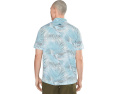 Поло Tommy Bahama Costa Wave Fiore Fronds с принтом Саксония Блю