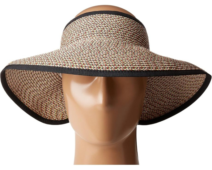 Козырек San Diego Hat Company UBV002 с лентой, широкий