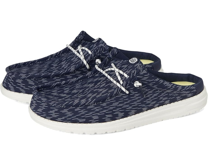 Кроссовки Hey Dude Wally Slip Jersey Jacquard с дышащим верхом и технологией Flex & Fold