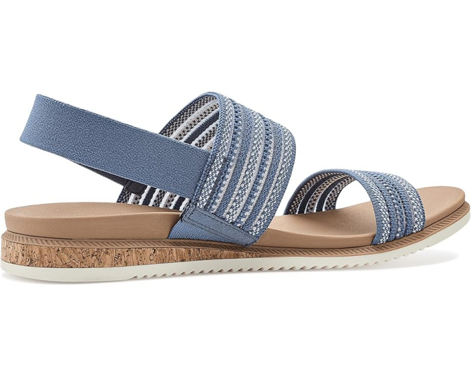 Босоножки BOBS from SKECHERS Bobs Desert Kiss Low Breezy Stripe