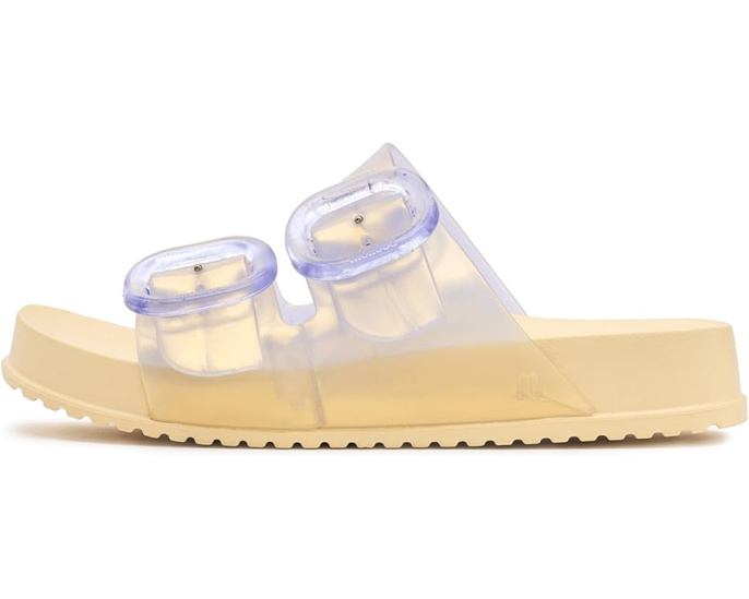 Шлепанцы Cozy Slides для детей коллекция Mini Melissa жемчужно-желтые