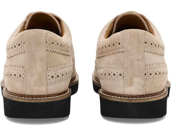 Оксфорды A.Veer Ellis Wingtip из замши с мысом