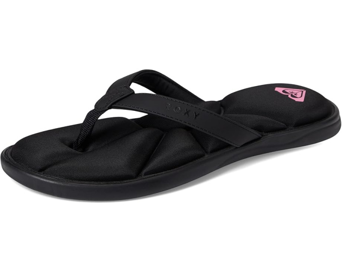 Сланцы Roxy Rays с верхом из полиуретана и стелькой ЭВА для пляжа