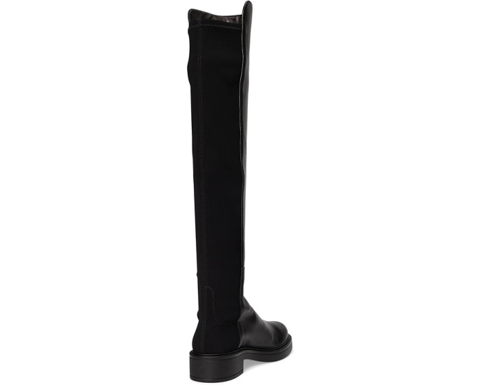 Ботинки Stuart Weitzman 5050 Celia из замши с квадратным каблуком