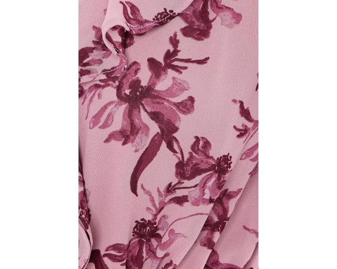 Платье мини CeCe Waterfall Ruffle с коротким рукавом