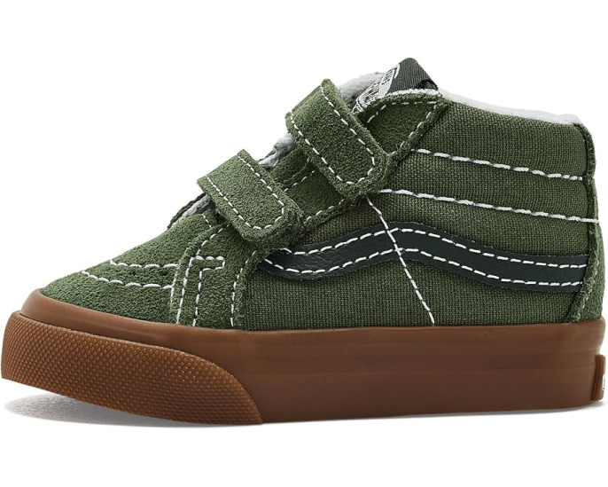Кроссовки Vans Sk8-mid Reissue V для малышей с двойной липучкой